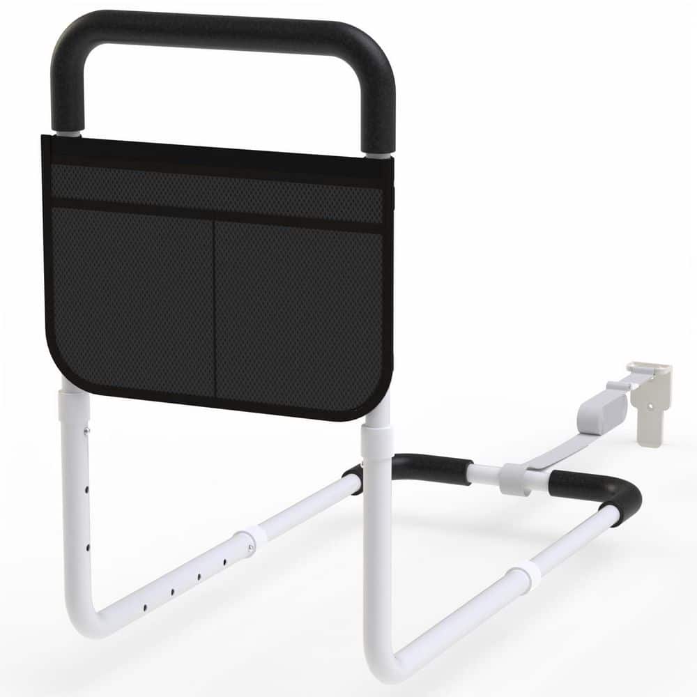 12 in. Bed Assist Grab Bar for Elderly Adults Safety, Adjustable Bed Rail with Storage Pocket and Fixing Strap, Bed Cane price history on PriceWatchPro