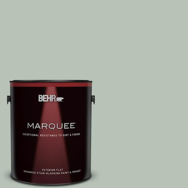 BEHR MARQUEE 1 gal. #MQ6-18 Recycled Glass Flat Exterior Paint & Primer