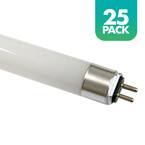 25-Watt/54-Watt Equivalent 45.8 in. Linear T5 Type A LED Tube Light Bulb, Cool White Light 4000K, 25-pack