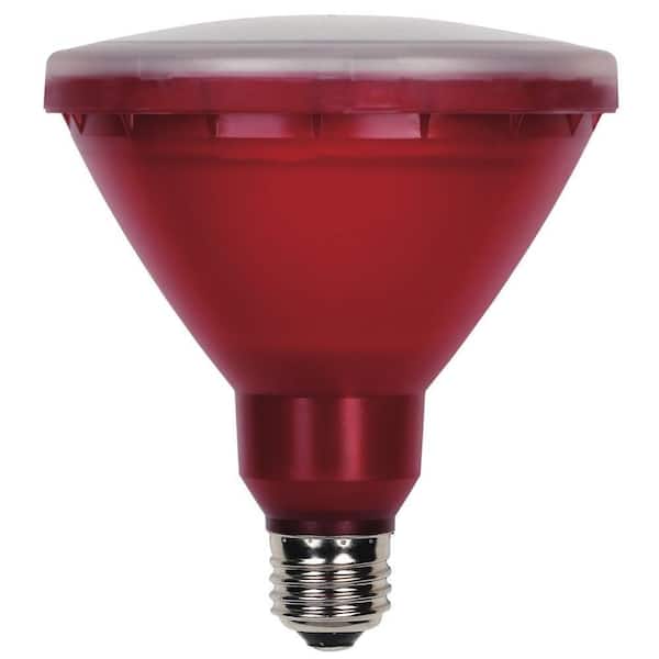 Westinghouse 100W Equivalent Red PAR38 Flood LED Indoor/Outdoor Light Bulb