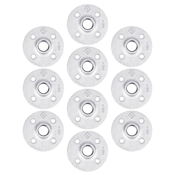 1/2 in. Galvanized Iron Floor Flange (10-Pack)