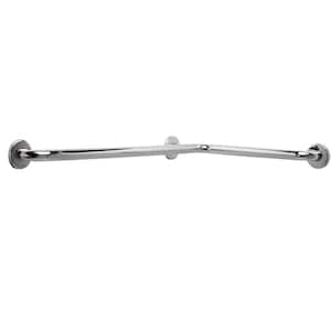 24 in. x 48 in. Concealed Screw Grab Bar in Polished Stainless