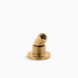 Stillness/Purist Deck Handshower Holder in Vibrant Brushed Moderne Brass