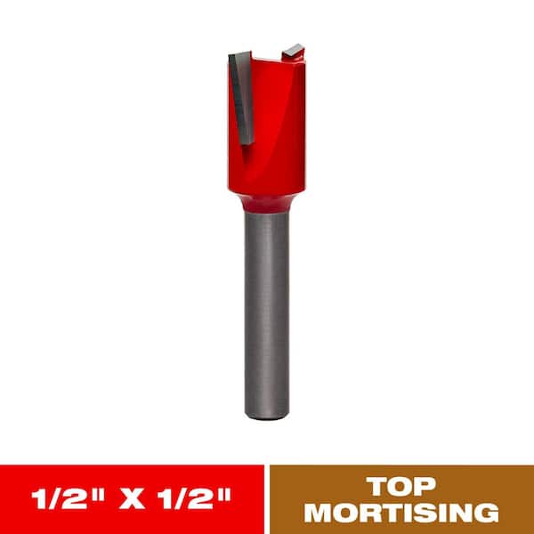 1/2 in. x 1/2 in. Carbide Mortising Router Bit