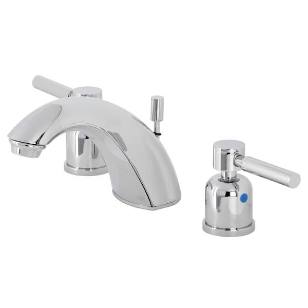 Kingston Brass Concord 4 in. Centerset Double Handle Bathroom Faucet in Polished Chrome