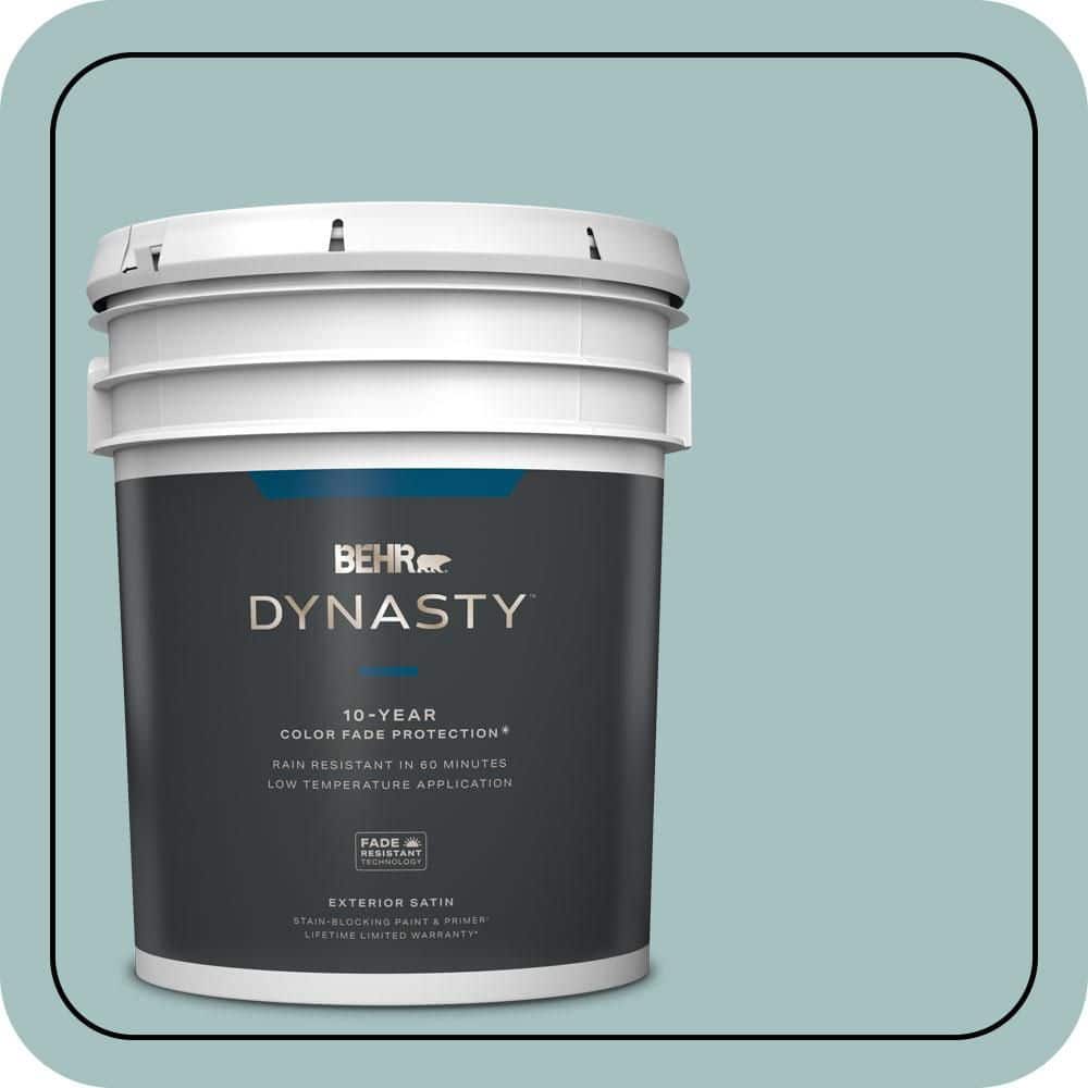 5 gal. #500F-4 Swan Sea Satin Enamel Exterior Stain-Blocking Paint & Primer price history on PriceWatchPro