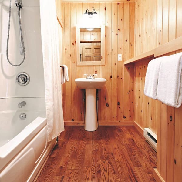 3/4 in. x 3 in. x 96 in. North America Knotty Pine Wood Wainscot Baseboard Moulding