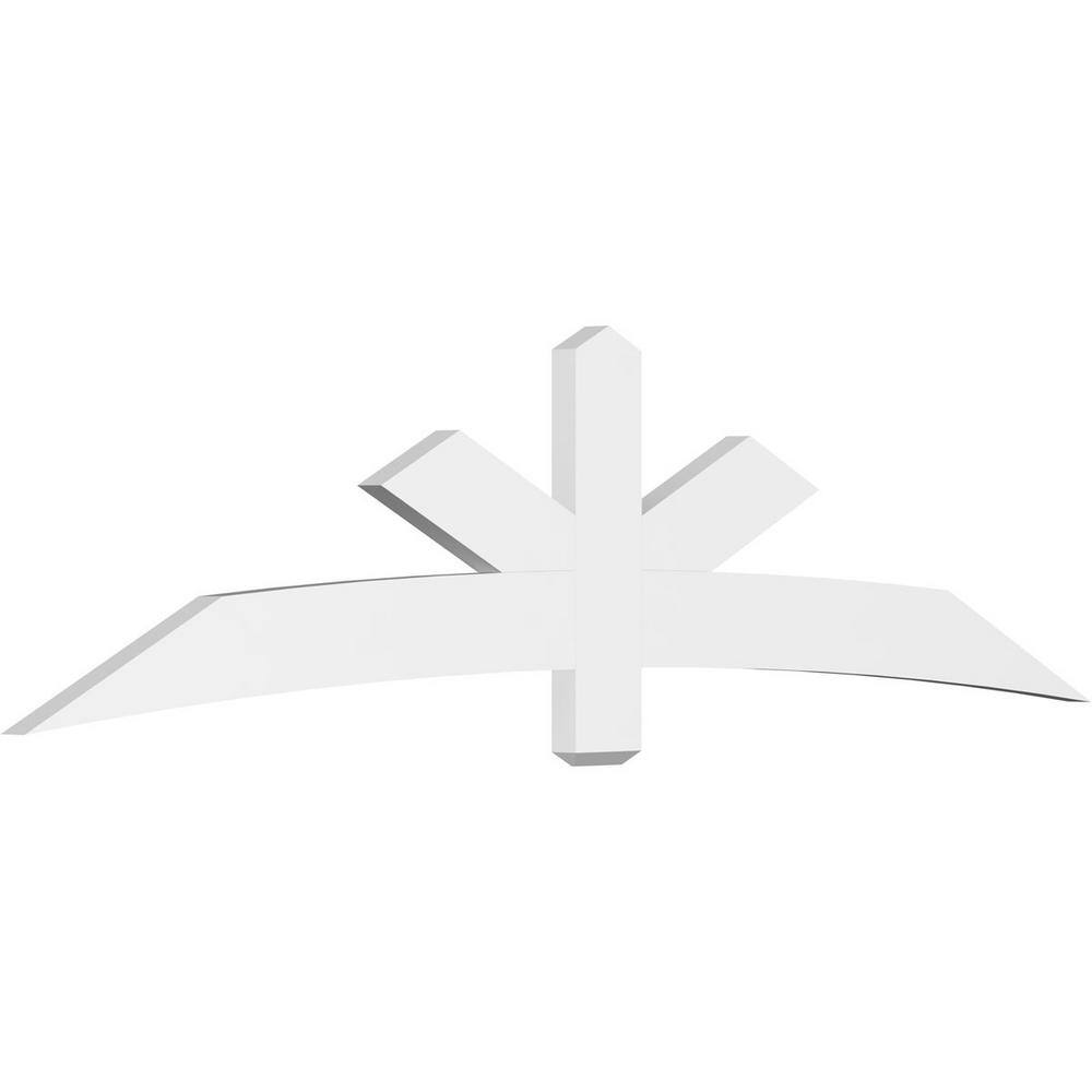 96 in. W x 24 in. H x 2 in. D x 6 in. F, 6/12 Pitch, Alberta Signature Urethane Gable Bracket, Primed Tan price history on PriceWatchPro