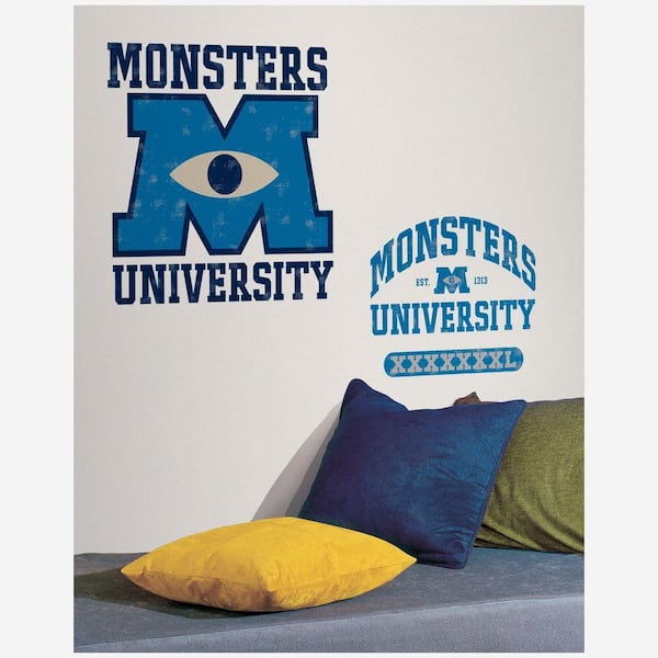 RoomMates 5 in. x 19 in. Monsters University Giant Peel and Stick 6-Piece Wall Decals