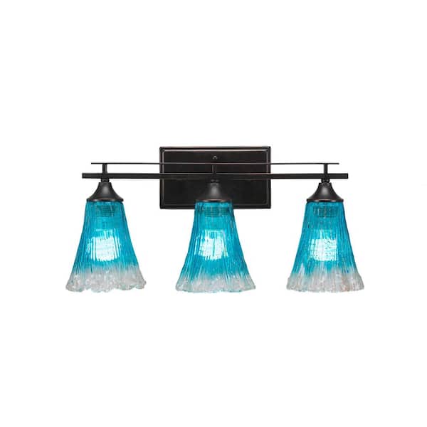 Unbranded Ontario 20.5 in. 3-Light Dark Granite Vanity Light