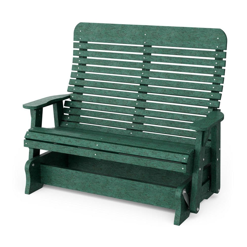 Signature 2-Person Turf Green Plastic Outdoor Double Glider price history on PriceWatchPro