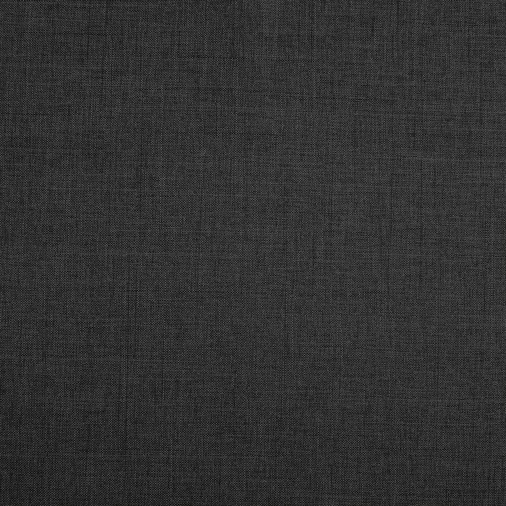 Coal Gray Heathered Texture Semi-Sheer Tab Top Curtain Panel