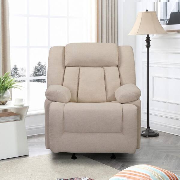 handy living langdale fabric rocker recliner