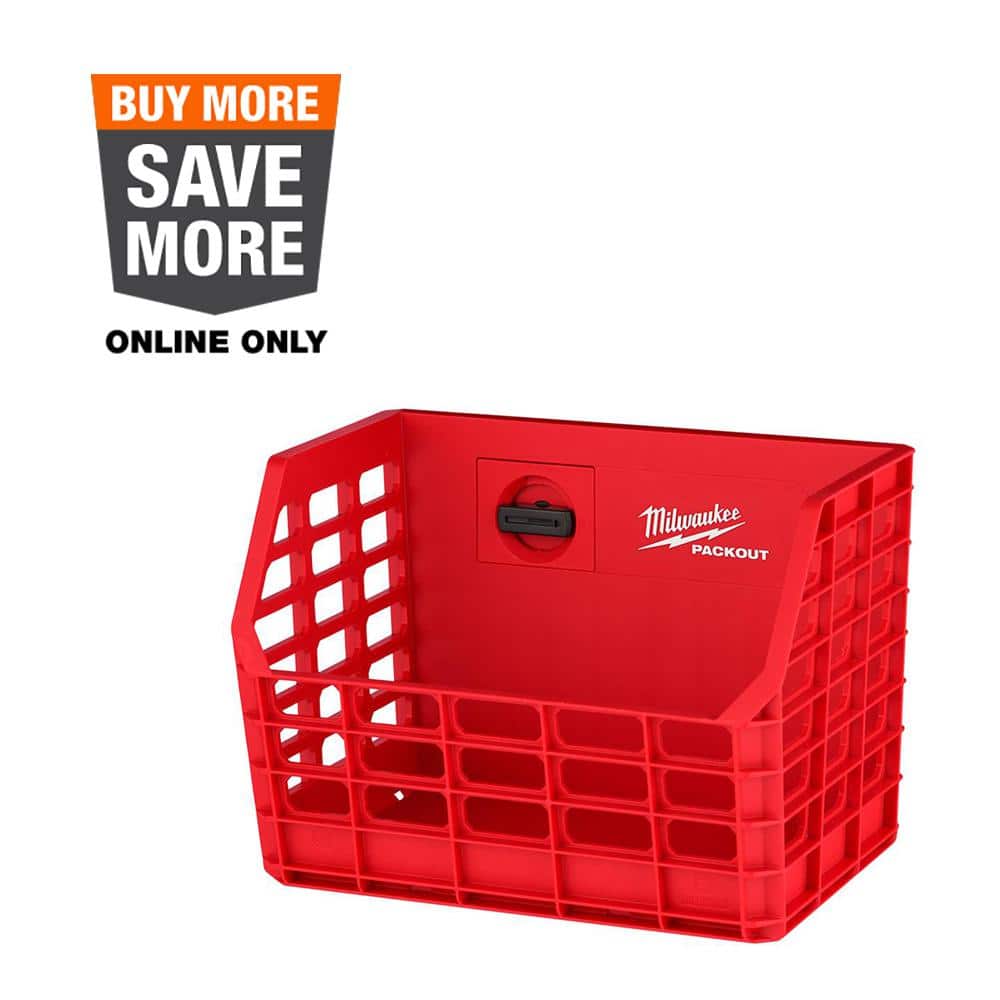 Milwaukee PACKOUT Compact Wall Basket Tool Holder 48-22-8342 - The Home Depot