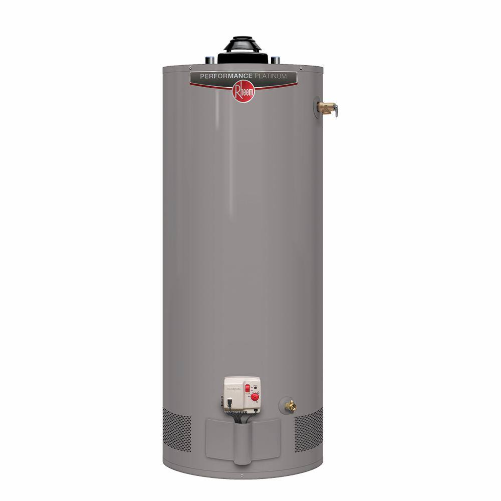 Performance Platinum 50 Gal. Short 36,000 BTU Powered Damper Liquid Propane Water Heater with 12-Year Warranty -  Rheem, 625829