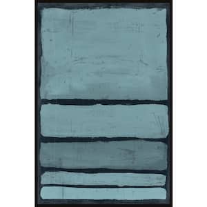 "Final Stack" by Marmont Hill Floater Framed Canvas Abstract Art Print 60 in. x 40 in.