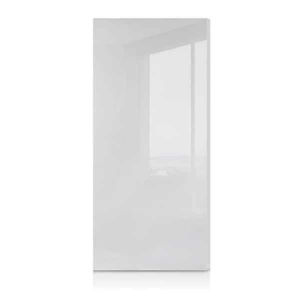 28 in. x 80 in. High Gloss Piano White Finish Flush Hollow Core Composite Interior Door Slab