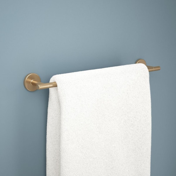 Trinsic 18 in. Towel Bar in Champagne Bronze