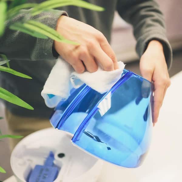 Crane 1 Gal. Top Fill Drop Cool Mist Humidifier with Sound