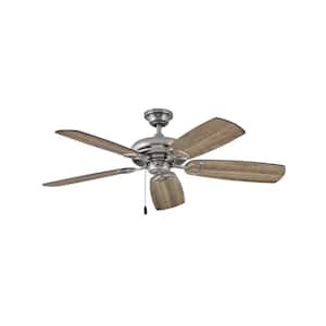 Marquism 52 in. Indoor Satin Steel Ceiling Fan Pull Chain