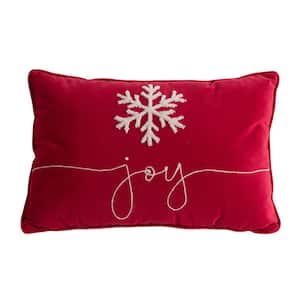 Shaya Red Red Velvet Pillow