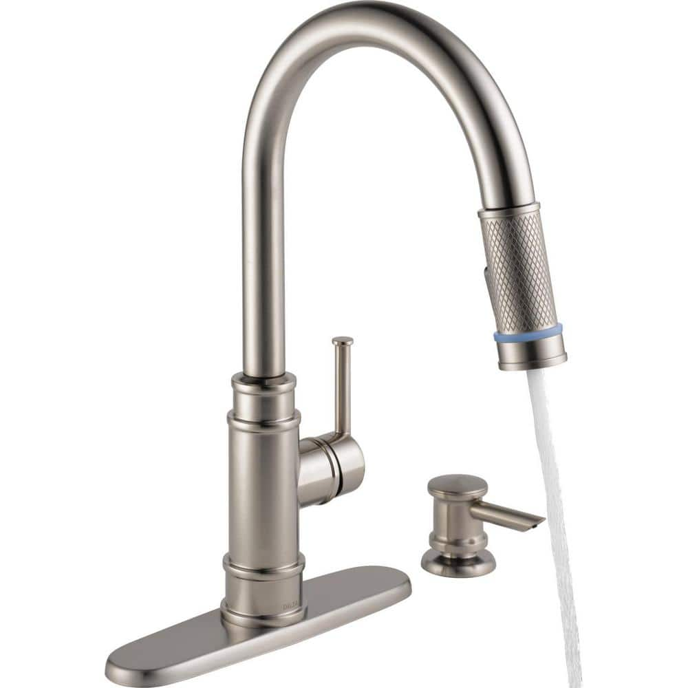 Delta Allentown Single Handle Pull Down Sprayer Kitchen Faucet