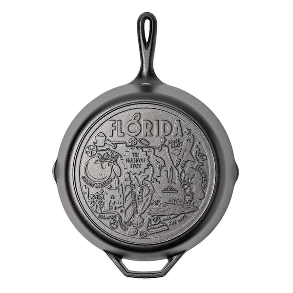 12 in. Cast Iron Skillet -Florida Road Trip