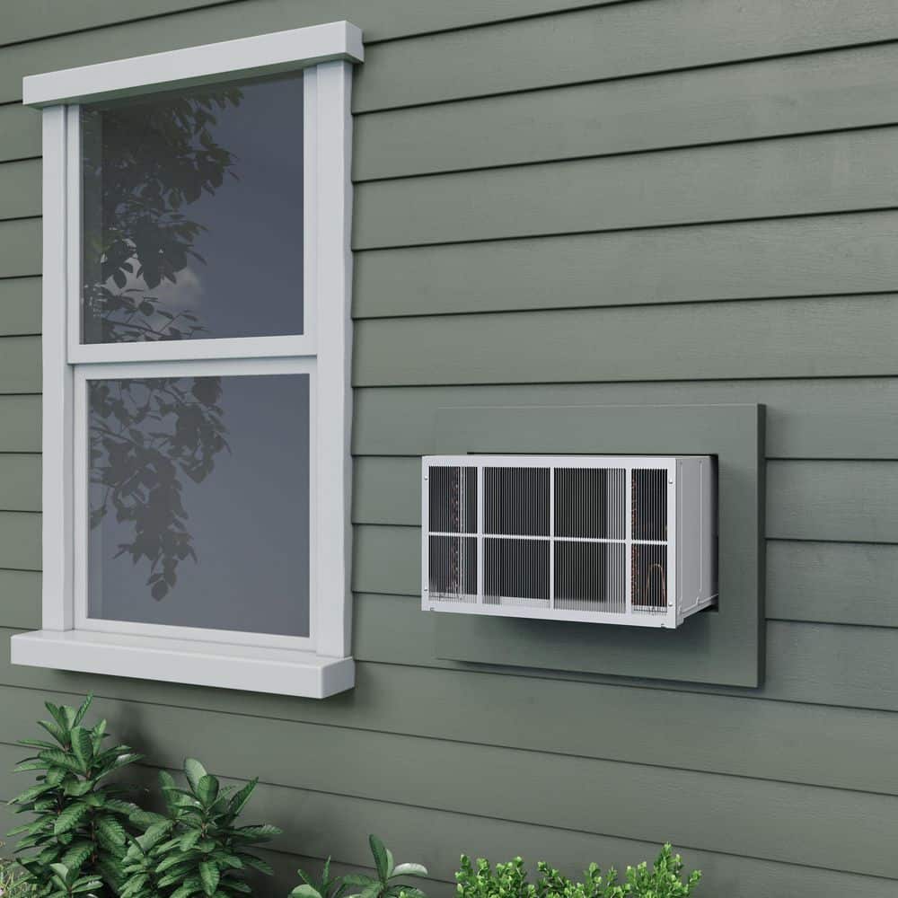 Durastar 10,000 BTU White Through-the-Wall Air Conditioner with Heater and Remote