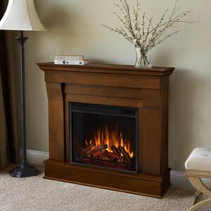 Real Flame Crawford Slim Line Indoor Electric Fireplace Chestnut Oak 8020E  - Best Buy