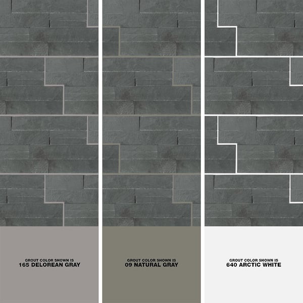 Montauk Black 12 in. x 24 in. Honed Gauged Slate Stone Look Floor and Wall  Tile (10 sq. ft./Case)