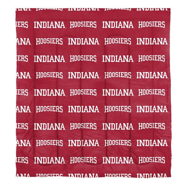 Unbranded Indiana Hoosiers 5- Piece Full Size Multi Color Rotary Bed In a Bag Set