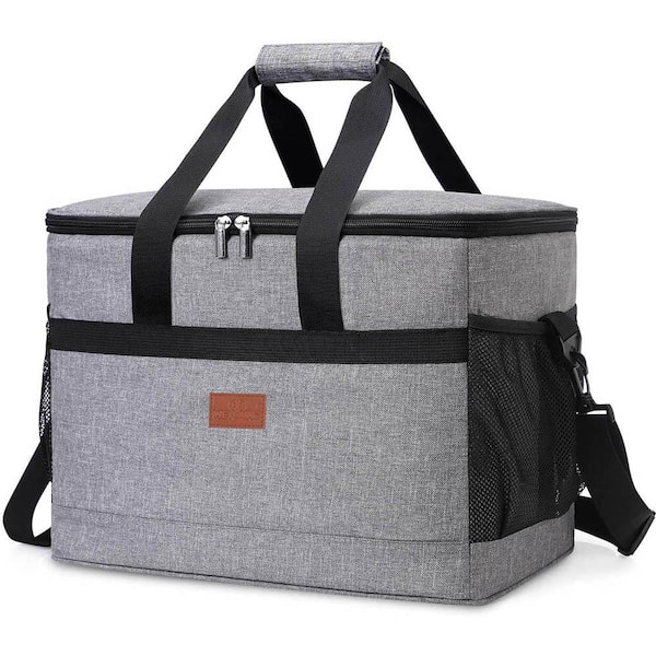 Unbranded 32 L Soft Cooler Bag with Hard Liner in Gray