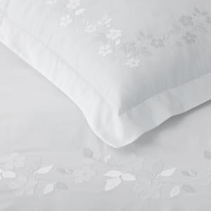 Legends Hotel Brighton Embroidered Egyptian Cotton Percale Sham