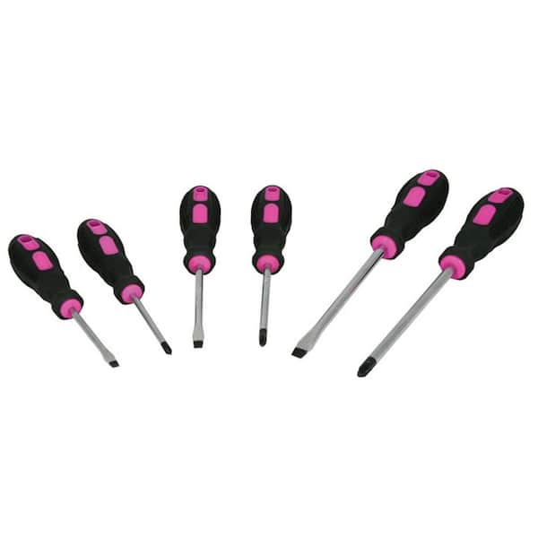 The Original Pink Box Screwdriver Set in Pink (6-Piece)