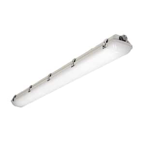 Vaportite 4 ft. 39W White Integrated LED Industrial Vaportite Strip Fixed Output with 6209 Lumens at 4000K