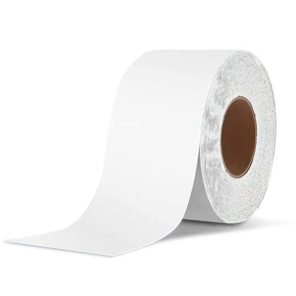 4 in. x 50 ft. White Roof Sealant Tape, UV and Waterproof Tape for Repairing, Adopted Premium Butyl, Sticky and Flexible