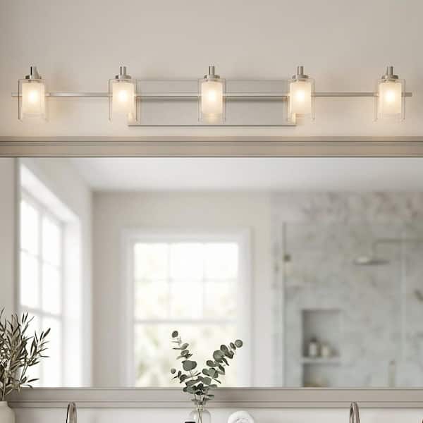 Quoizel Kolt 5-Light Brushed Nickel Vanity Light KLT8605BNLED