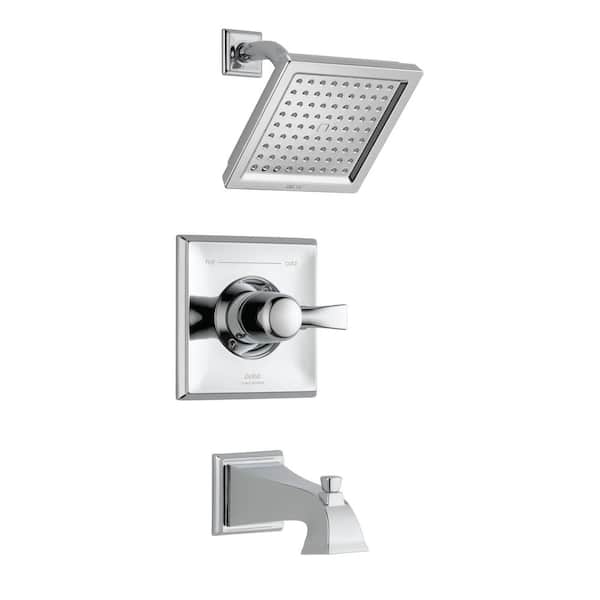 Delta Dryden 1-Handle Tub and Shower Faucet Trim Kit in Chrome (Valve Not Included)