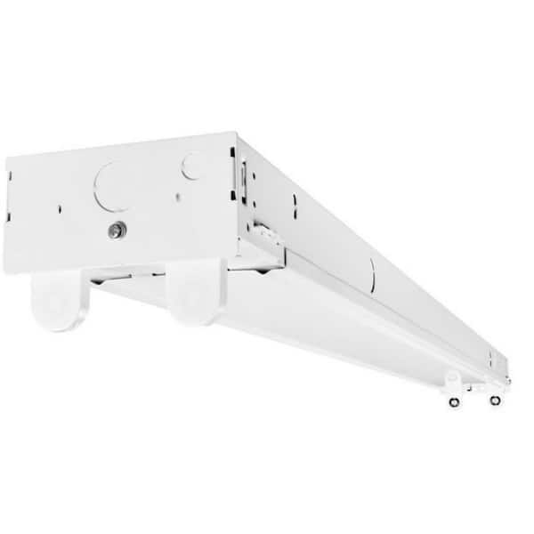 32-Watt 2-Light White 4 ft. Fluorescent Strip Light Fixture