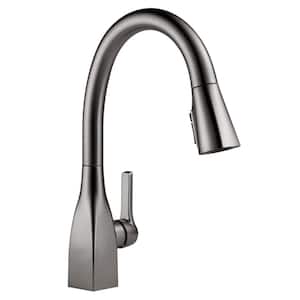 Mateo Single-Handle Pull-Down Sprayer Kitchen Faucet with ShieldSpray Technology in Black Stainless