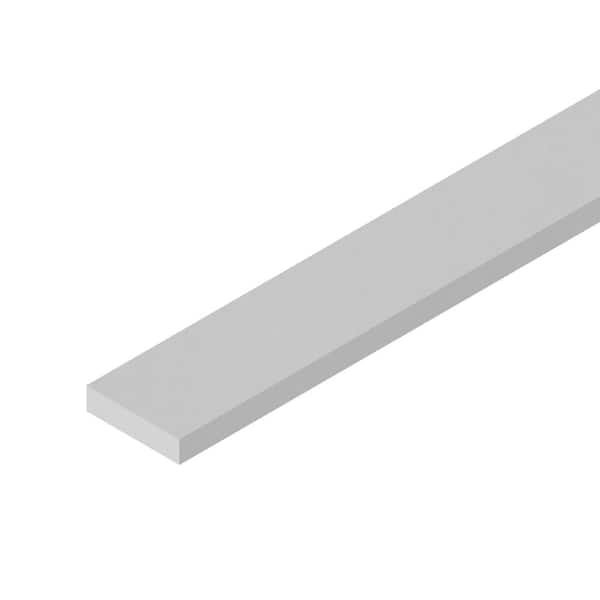 Keyport Shaker 3 in. W x 0.75 in. D x 30 in. H in White Solid Wood Cabinet Filler
