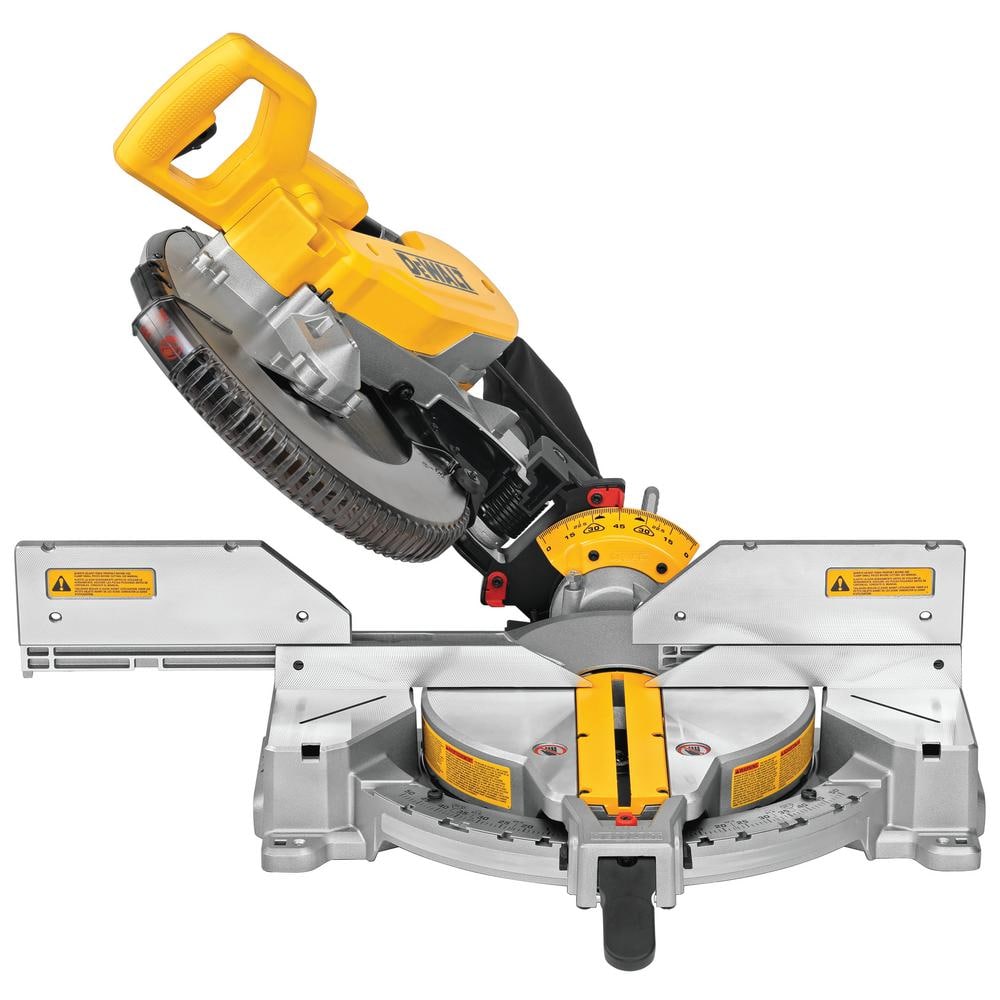 DEWALT 15 Amp Corded 12 in. Compound Double Bevel Miter Saw with 29.8 lbs. Compact Miter Saw Stand with 500 lbs. Capacity DWS716WDWX724