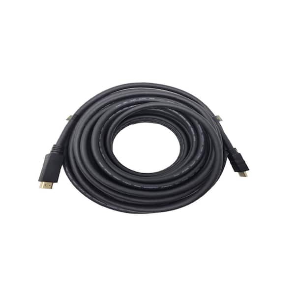 Micro Connectors, Inc 75 ft. High-Speed 4K HDMI 1.4 CL3 In-Wall Rated  Active Cable H2-75MAMA-AC - The Home Depot