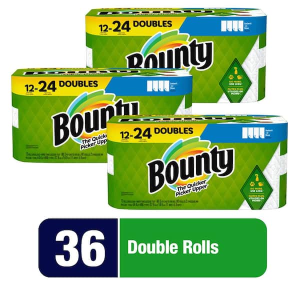 Bounty White, Select-A-Size Paper Towels (36 Double Rolls)