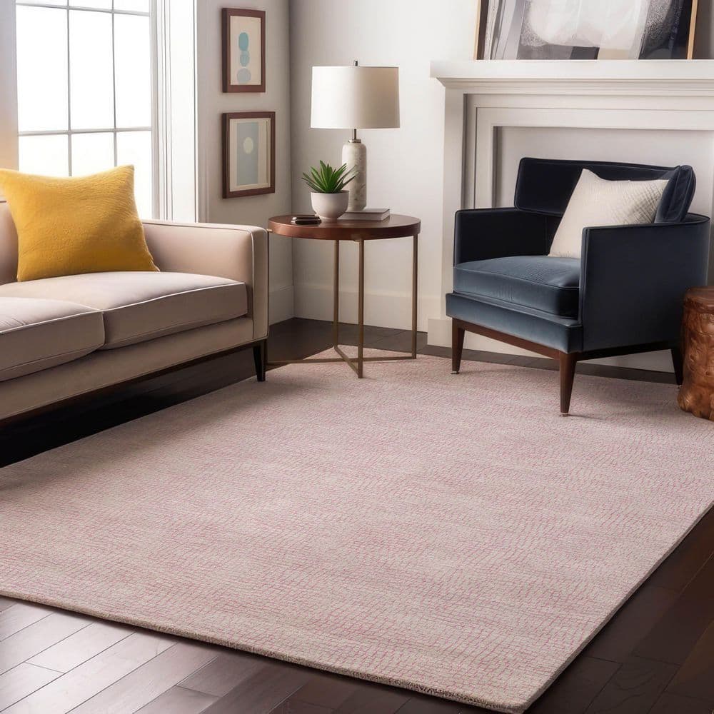 Mayfield Premium Machine Washable Abstract AMF1058 Pink 9 ft. x 12 ft. Area Rug price history on PriceWatchPro