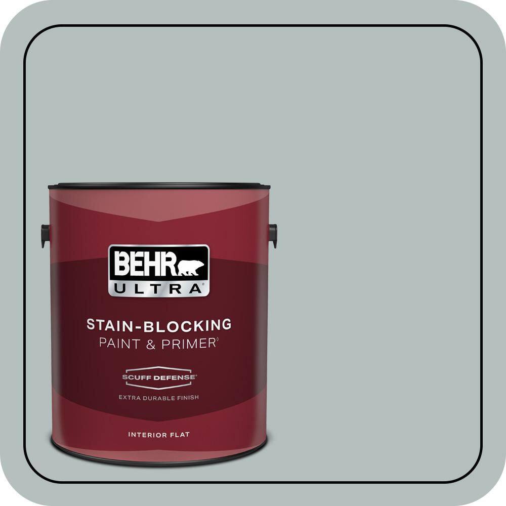 1 gal. #720E-3 Rocky Mountain Sky Extra Durable Flat Interior Paint & Primer price history on PriceWatchPro