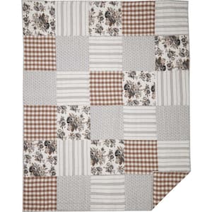 Annie Portabella Floral Patch Twin Cotton Quilt