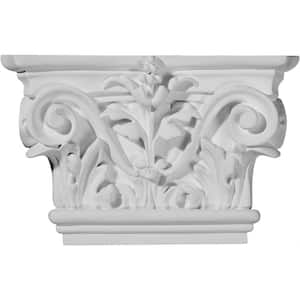 8-5/8 in. x 2-3/8 in. x 5-1/2 in. Primed Polyurethane Acanthus Leaf Capital