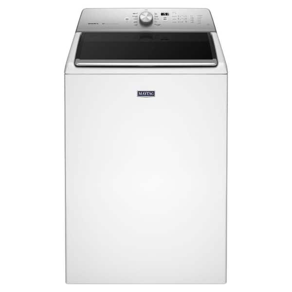 Maytag 5.3 cu. ft. High-Efficiency White Top Load Washing Machine with Deep Clean Option, ENERGY STAR