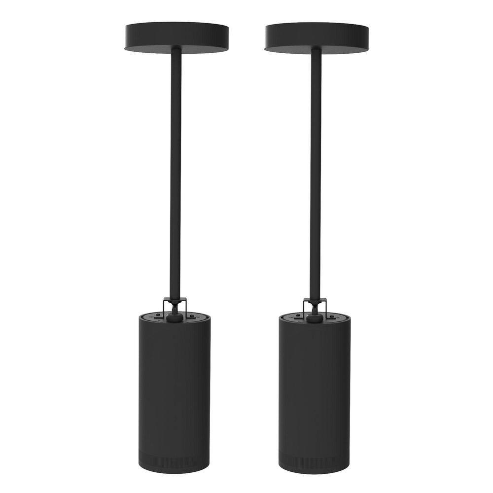 2-Pack Modern 1-Light Black Integrated LED Zoomable Pendant Light, 5CCT & 3 Wattage Selectable price history on PriceWatchPro
